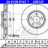 Brzdový kotouč ATE 24.0128-0147 (AT 428147) - CHRYSLER