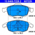 Sada brzdových destiček ATE 13.0460-7229 (AT 607229) - CITROËN, PEUGEOT