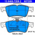 Sada brzdových destiček ATE 13.0460-7209 (AT 607209) - JAGUAR