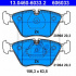 Sada brzdových destiček ATE 13.0460-6033 (AT 606033) - BMW