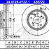 Brzdový kotouč ATE 24.0128-0722 (AT 428722) - HONDA