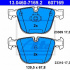 Sada brzdových destiček ATE 13.0460-7169 (AT 607169) - BMW