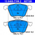 Sada brzdových destiček ATE 13.0460-7188 (AT 607188) - VOLVO