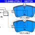 Sada brzdových destiček ATE 13.0460-2726 (AT 602726) - MERCEDES-BENZ