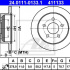 Brzdový kotouč ATE 24.0111-0133 (AT 411133) - CHEVROLET, OPEL