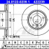 Brzdový kotouč ATE 24.0122-0239 (AT 422239) - BMW
