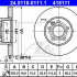 Brzdový kotouč ATE 24.0118-0111 (AT 418111) - VW