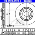 Brzdový kotouč ATE 24.0128-0128 (AT 428128) - CITROËN