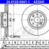 Brzdový kotouč ATE 24.0122-0241 (AT 422241) - FIAT