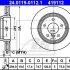 Brzdový kotouč ATE 24.0119-0112 (AT 419112) - BMW