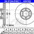 Brzdový kotouč ATE 24.0124-0162 (AT 424162) - OPEL, RENAULT