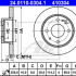 Brzdový kotouč ATE 24.0110-0304 (AT 410304) - MITSUBISHI, SMART