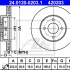 Brzdový kotouč ATE 24.0120-0203 (AT 420203) - NISSAN