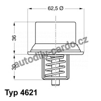 Termostat WAHLER (WH 4621.80D)