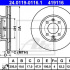 Brzdový kotouč ATE 24.0119-0116 (AT 419116) - HYUNDAI