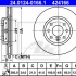 Brzdový kotouč ATE 24.0124-0166 (AT 424166) - OPEL