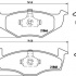 Sada brzdových destiček BREMBO P85025 - SEAT, ŠKODA, VW