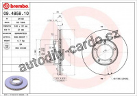 Brzdový kotouč BREMBO 09.4858.10