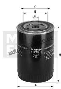 Olejový filtr MANN W1135 (MF W1135)