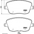 Sada brzdových destiček BREMBO P85077 - SEAT, ŠKODA, VW