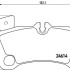 Sada brzdových destiček BREMBO P85103 - AUDI, PORSCHE, VW