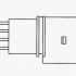 Lambda sonda NGK LZA11-V4 - SEAT, VW