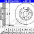 Brzdový kotouč ATE 24.0126-0128 (AT 426128) - HYUNDAI, KIA