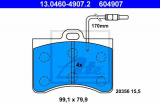 Sada brzdových destiček ATE 13.0460-4907 (AT 604907) - CITROËN