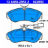 Sada brzdových destiček ATE 13.0460-2852 (AT 602852) - CITROËN, FIAT, PEUGEOT
