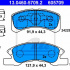 Sada brzdových destiček ATE 13.0460-5709 (AT 605709) - DAIHATSU