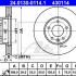 Brzdový kotouč ATE 24.0130-0114 (AT 430114) - VW