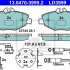 Sada brzdových destiček ATE Ceramic 13.0470-3999 (AT LD3999) - MERCEDES-BENZ