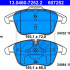 Sada brzdových destiček ATE 13.0460-7252 (AT 607252) - CITROËN