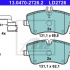 Sada brzdových destiček ATE Ceramic 13.0470-2726 (AT LD2726) - MERCEDES-BENZ