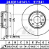 Brzdový kotouč ATE 24.0311-0141 (AT 511141) - Power Disc - OPEL
