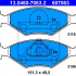 Sada brzdových destiček ATE 13.0460-7063 (AT 607063) - FIAT