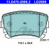 Sada brzdových destiček ATE Ceramic 13.0470-2888 (AT LD2888) - AUDI