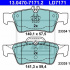 Sada brzdových destiček ATE Ceramic 13.0470-7171 (AT LD7171) - MERCEDES-BENZ