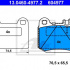 Sada brzdových destiček ATE 13.0460-4977 (AT 604977) - MERCEDES-BENZ