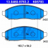 Sada brzdových destiček ATE 13.0460-5783 (AT 605783) - NISSAN
