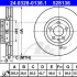 Brzdový kotouč ATE 24.0328-0136 (AT 528136) - Power Disc - CITROËN, FIAT, PEUGEOT