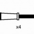 Sada kabelů pro zapalování NGK RC-LC1204