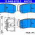 Sada brzdových destiček ATE 13.0460-5782 (AT 605782) - HYUNDAI