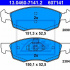 Sada brzdových destiček ATE 13.0460-7141 (AT 607141) - FIAT