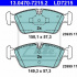 Sada brzdových destiček ATE Ceramic 13.0470-7215 (AT LD7215) - BMW