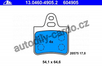 Sada brzdových destiček ATE 13.0460-4905 (AT 604905) - CITROËN