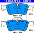 Sada brzdových destiček ATE 13.0460-7219 (AT 607219) - MERCEDES-BENZ