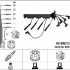 Sada kabelů pro zapalování NGK RC-BW213 - BMW