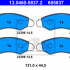 Sada brzdových destiček ATE 13.0460-5837 (AT 605837) - SUZUKI