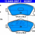 Sada brzdových destiček ATE 13.0460-2857 (AT 602857) - OPEL